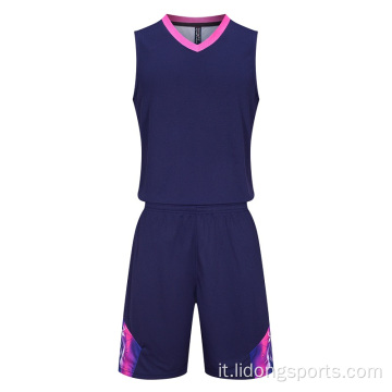 Uomini Basketball Two pezzi indossano maglia da basket personalizzata